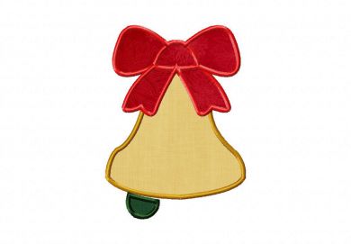  Abaodam 3pcs Bell Stickers Embroidered Xmas Applique