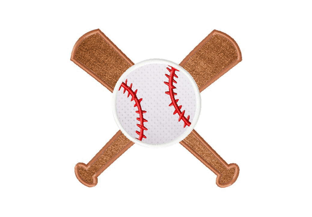Baseball Number 2 - Machine Embroidery Design
