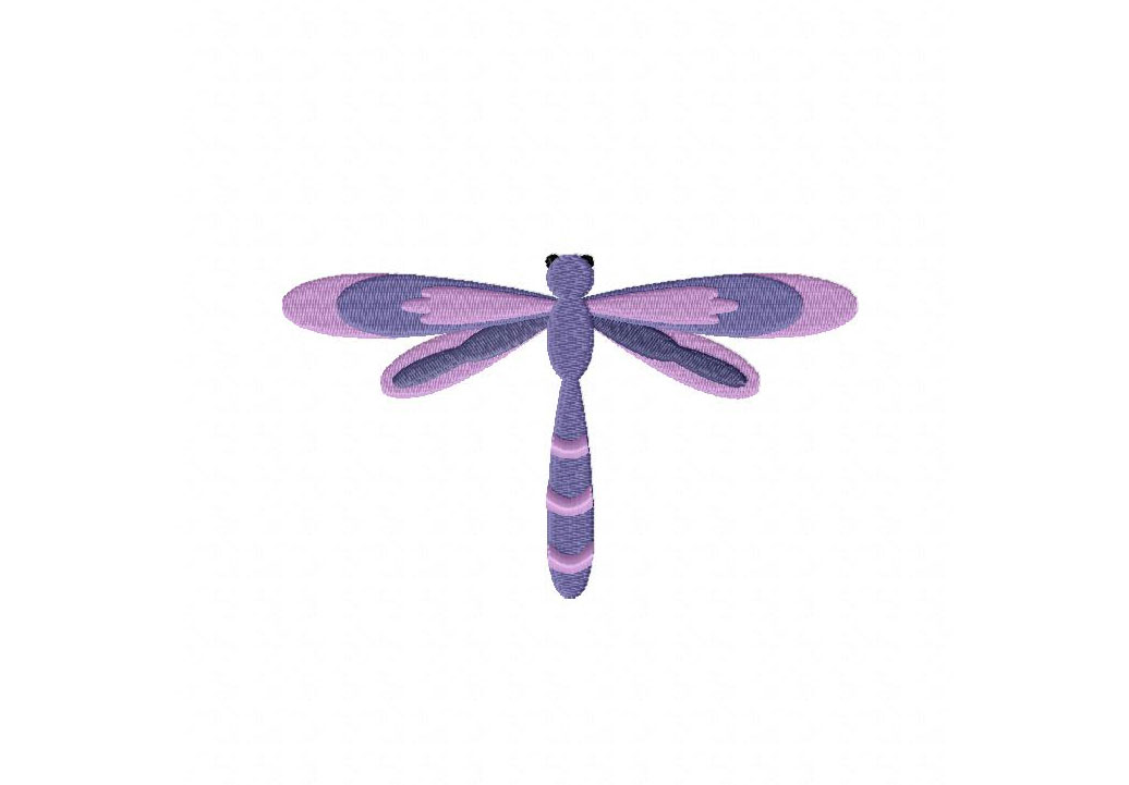 purple dragonfly clipart