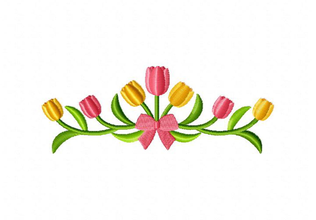 tulips border design