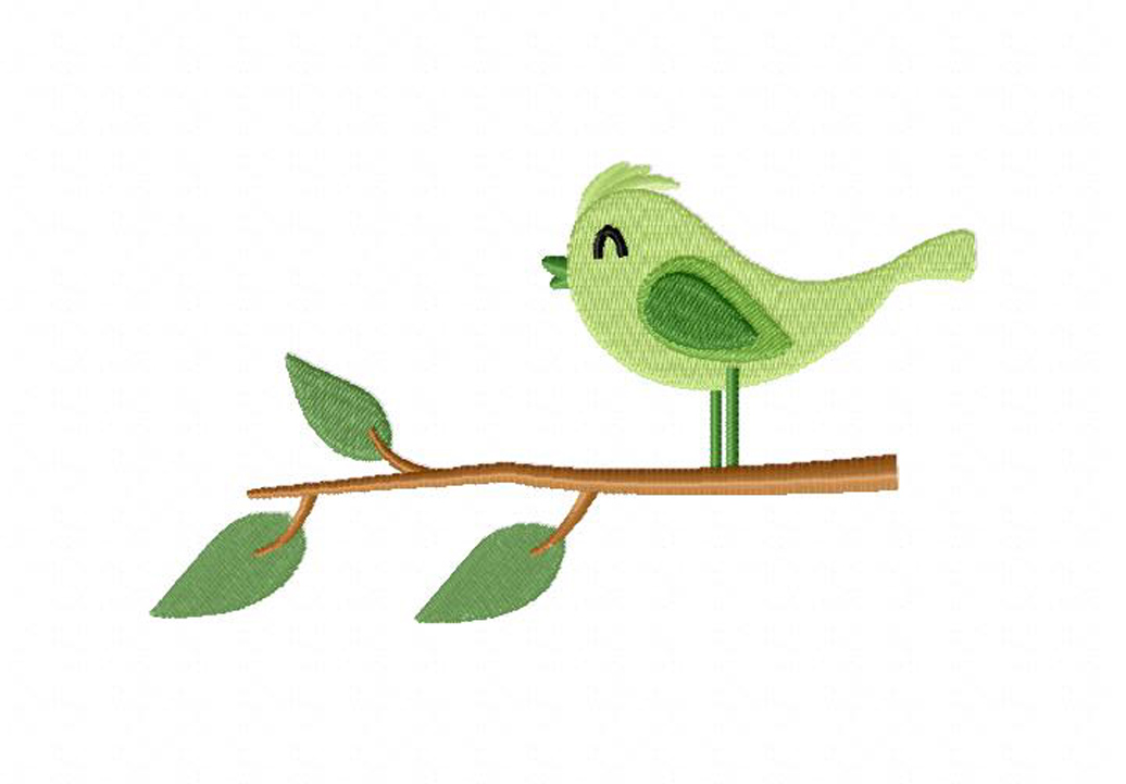 bird on branch design