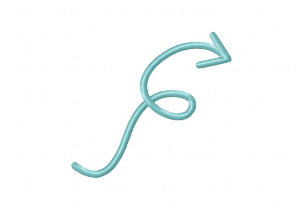 Squiggly Arrow 3 includes Stitched Blasto Stitch