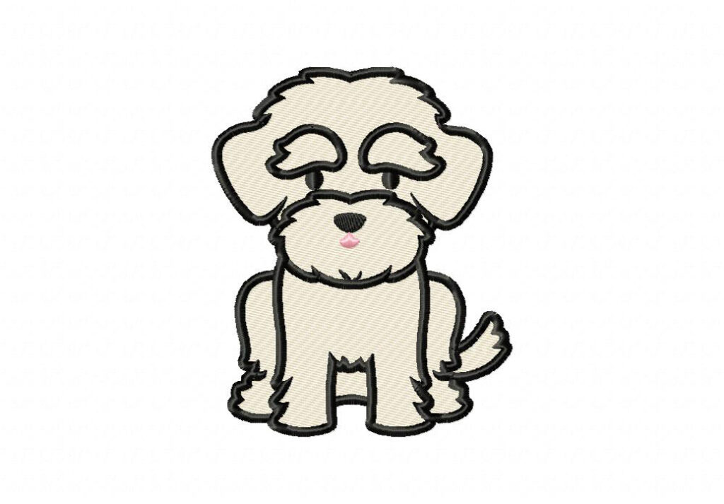 Maltese Machine Embroidery Design Blasto Stitch