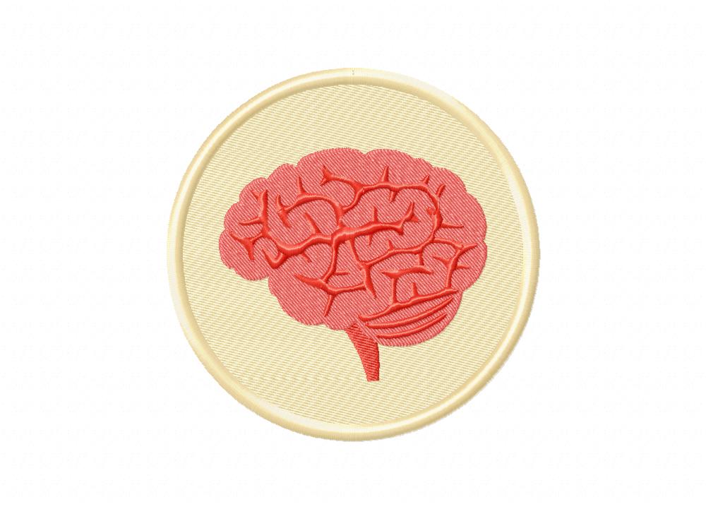 Load Your Brain Machine Embroidery Design